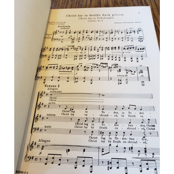 J.S. Bach Choral Works Songbook G Schirmer New York Mass B Minor - Picture 8 of 9